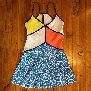 Desigual Colorblock Mini Dress
